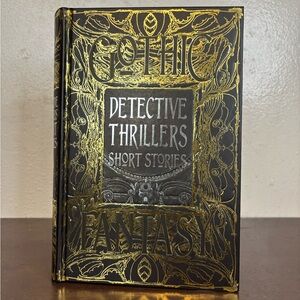 Gothic Fantasy Detective Thrillers Short Stories Book - Black and Gold